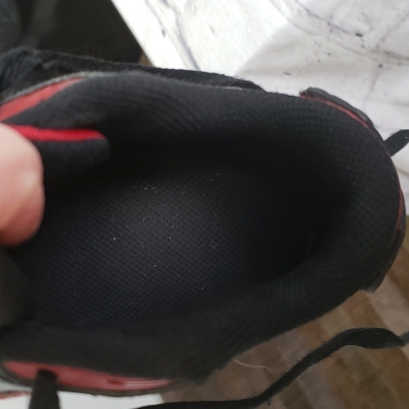 NIKE Air Max 2015 Kids 1Y Sneakers Red and Black Used Condition Retro - Picture 8 of 12